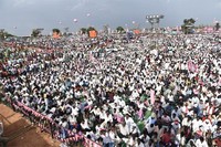 TRS Party Pragathi Nivedana Sabha Photos